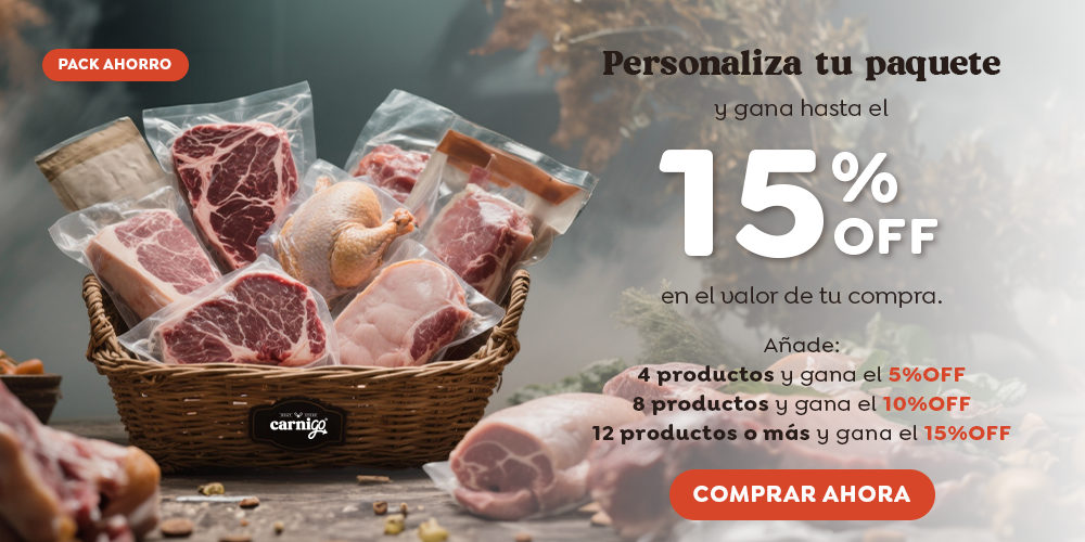 Personaliza tu paquete, lleva más y ahorra.