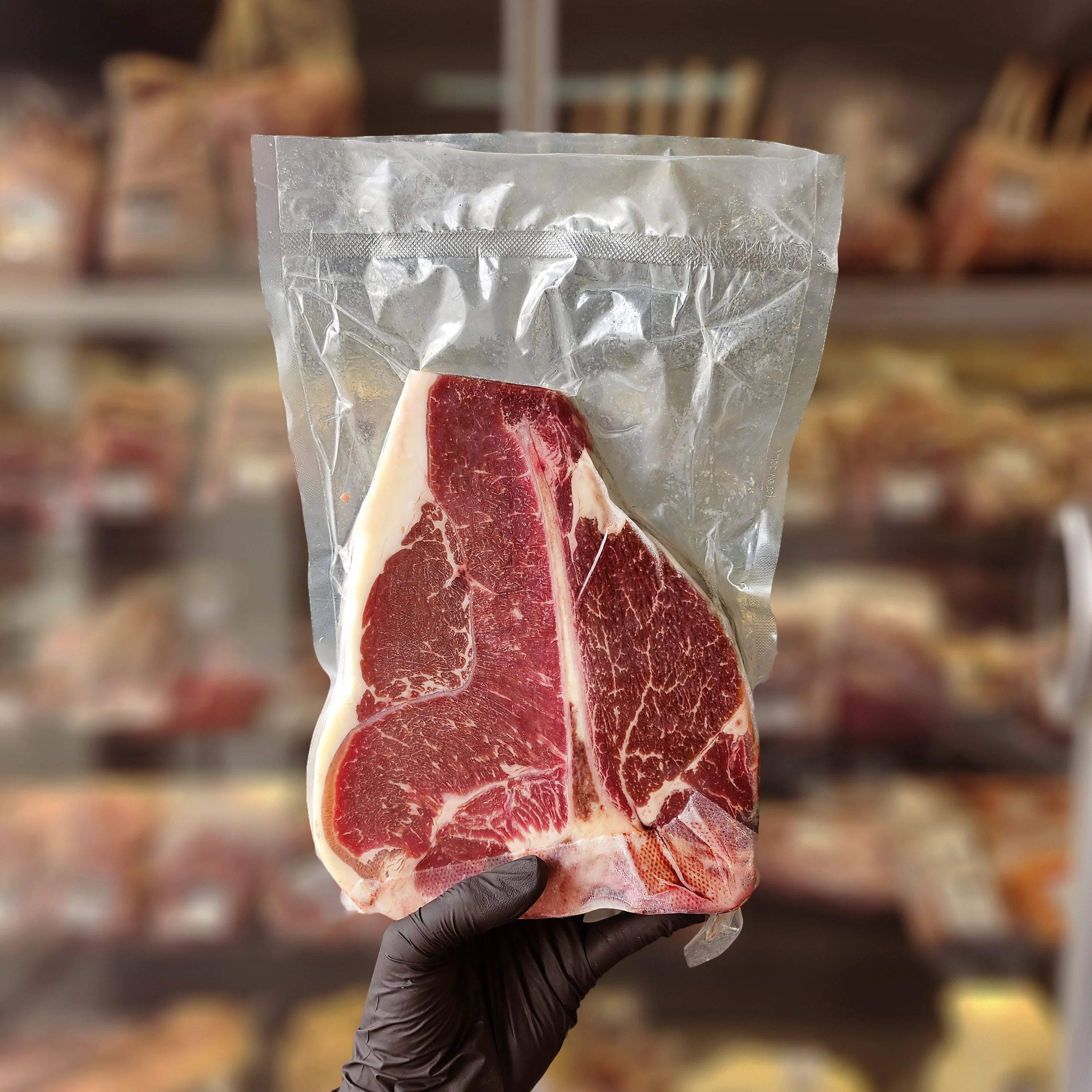 foto T-Bone (Porterhouse) de res